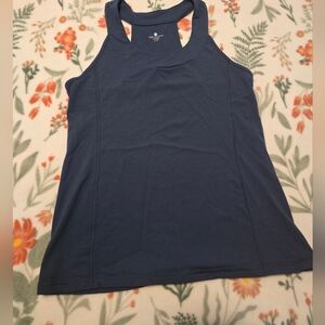 Tuff Athletics Yoga Round Sholders Racerback Tank